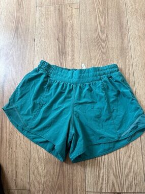 lululemon athletica Teal Athletic Running Shorts